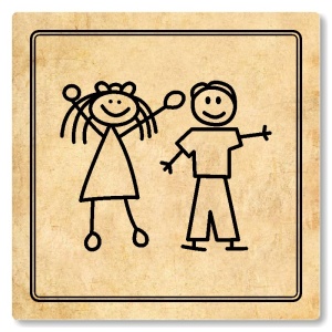 WC společné, 80x80mm, pergamen, Utah